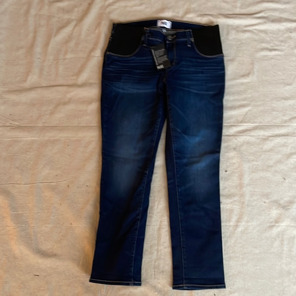 Paige Brigitte Maternity Encore Dark Wash jeans size 26